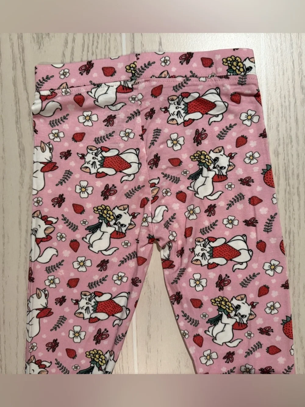Boutique Bamboo Pajama Set Marie Aristocats Pink Size 2-3T 2pc Soft Stretch NEW‎